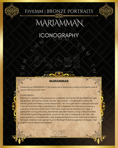 Mariamman Panchaloha Bronze Icon - 3.5"
