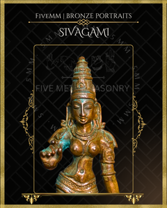 Sivagami Panchaloha Bronze Icon - 4"