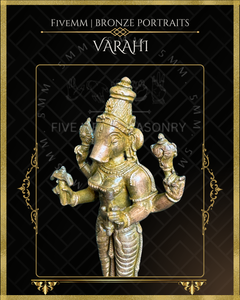 Varahi Panchaloha Bronze Icon - 5" Standing
