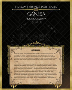 Ganesa Panchaloha Bronze Icon - 5.5" Standing with arch