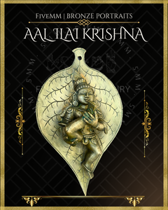 Aal Ilai / Vatapatrasayi Krishna Panachaloha Bronze Icon - 10"