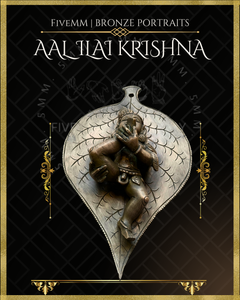 Aal Ilai / Vatapatrasayi Krishna Panachaloha Bronze Icon - 10"