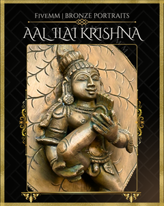 Aal Ilai / Vatapatrasayi Krishna Panachaloha Bronze Icon - 10"