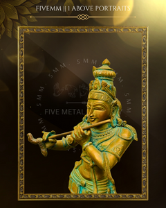 Venugopala Krishna Panchaloha Bronze Icon -14"