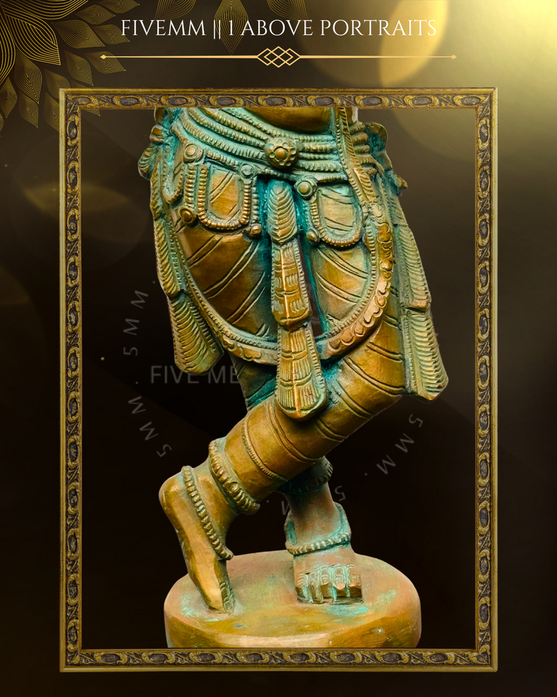 Venugopala Krishna Panchaloha Bronze Icon -14"