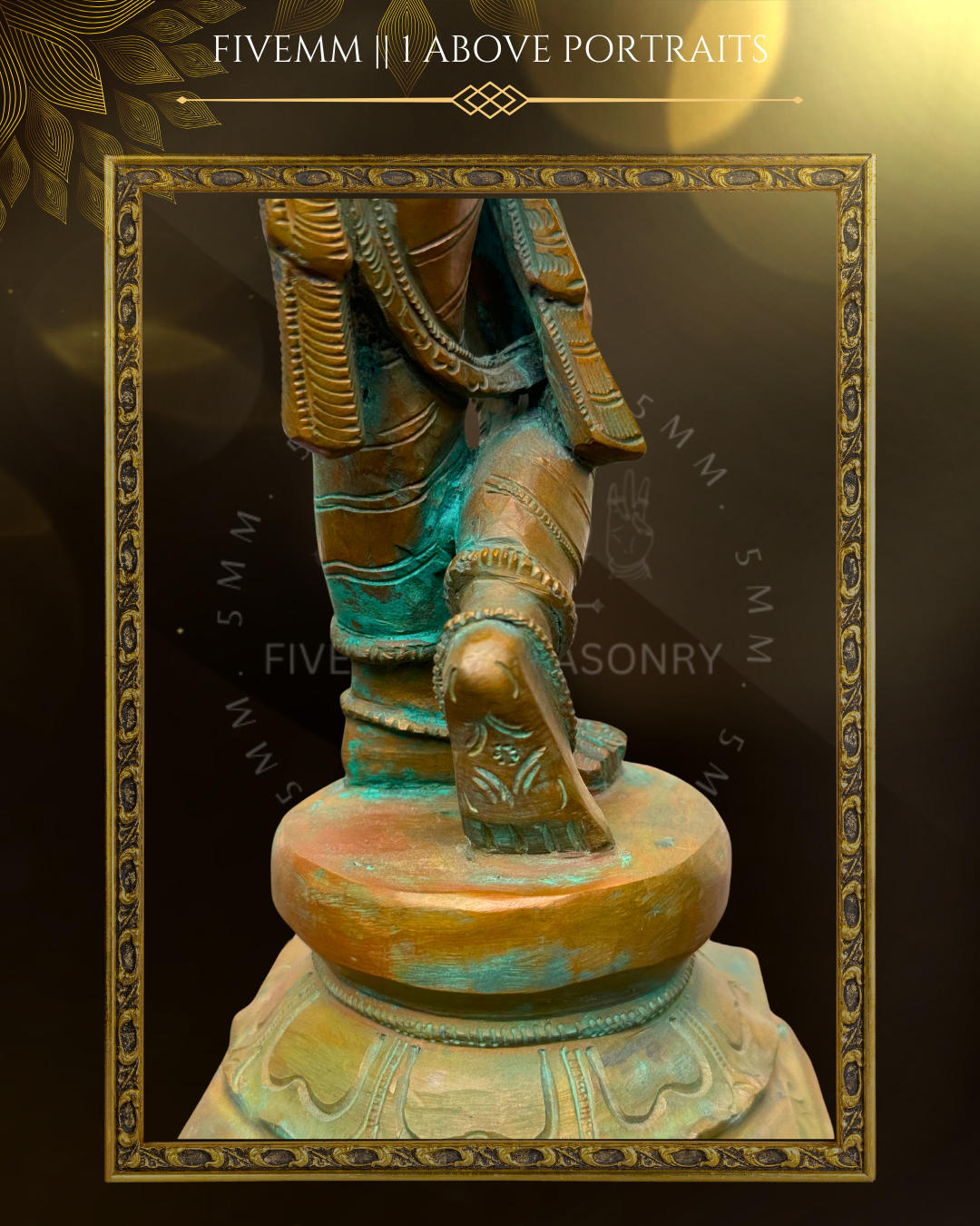 Venugopala Krishna Panchaloha Bronze Icon -14"