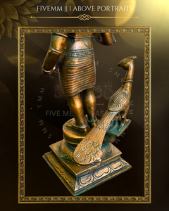 Bala Murugan Panchaloha Bronze Icon - 12"