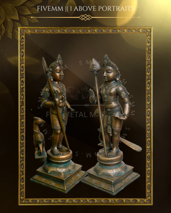 Bala Murugan Panchaloha Bronze Icon - 12"
