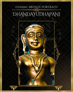 Dhandayudhapani Murugan Panchaloha Bronze Icon - 4"