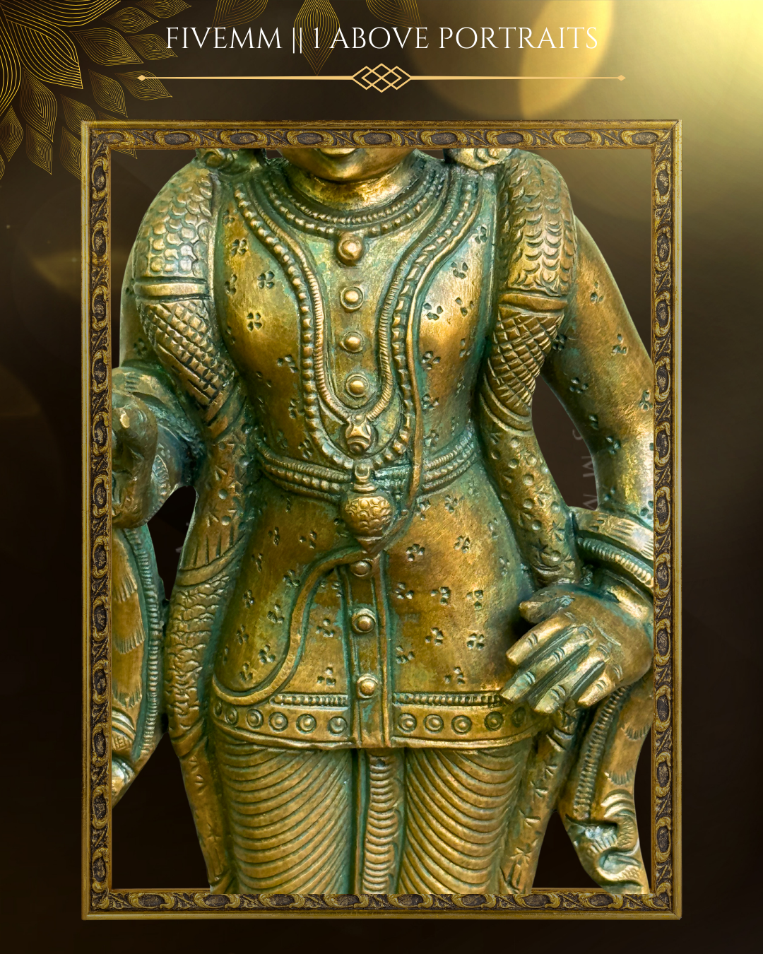 Raja Alangara Murugan Panchaloha Bronze Icon - 12"