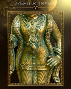 Raja Alangara Murugan Panchaloha Bronze Icon - 12"