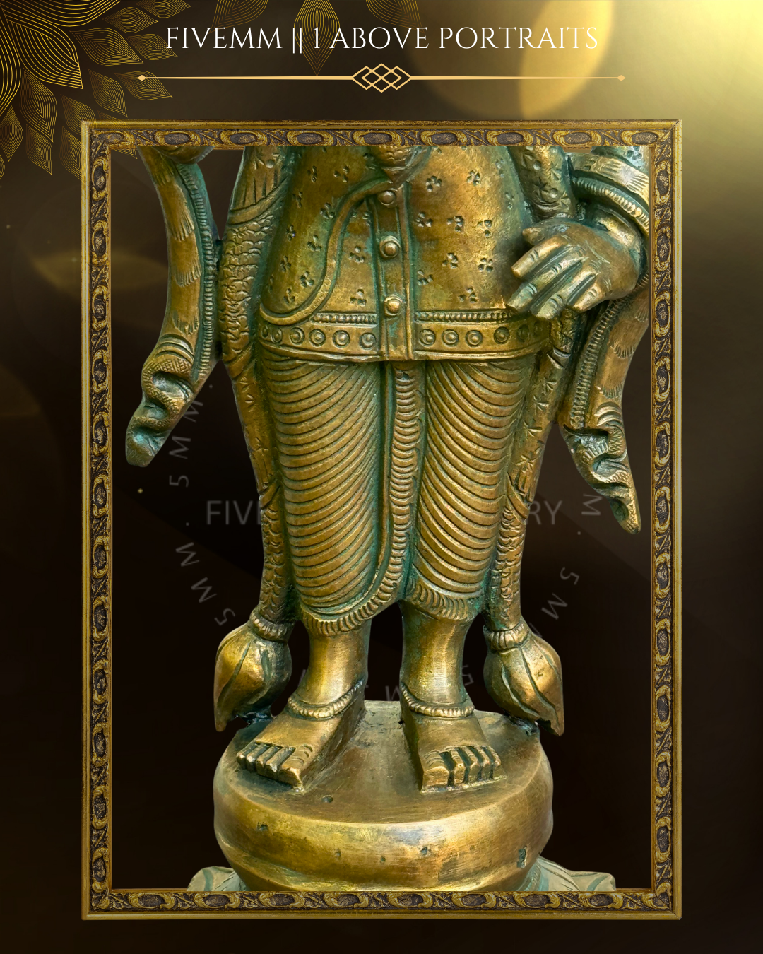 Raja Alangara Murugan Panchaloha Bronze Icon - 12"