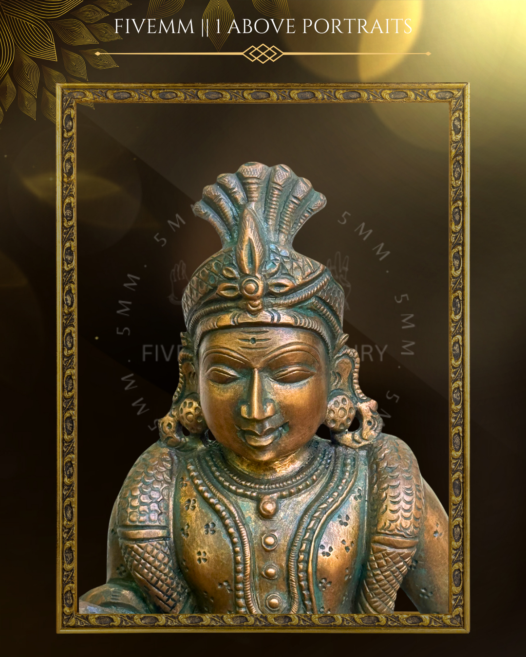 Raja Alangara Murugan Panchaloha Bronze Icon - 12"