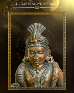 Raja Alangara Murugan Panchaloha Bronze Icon - 12"