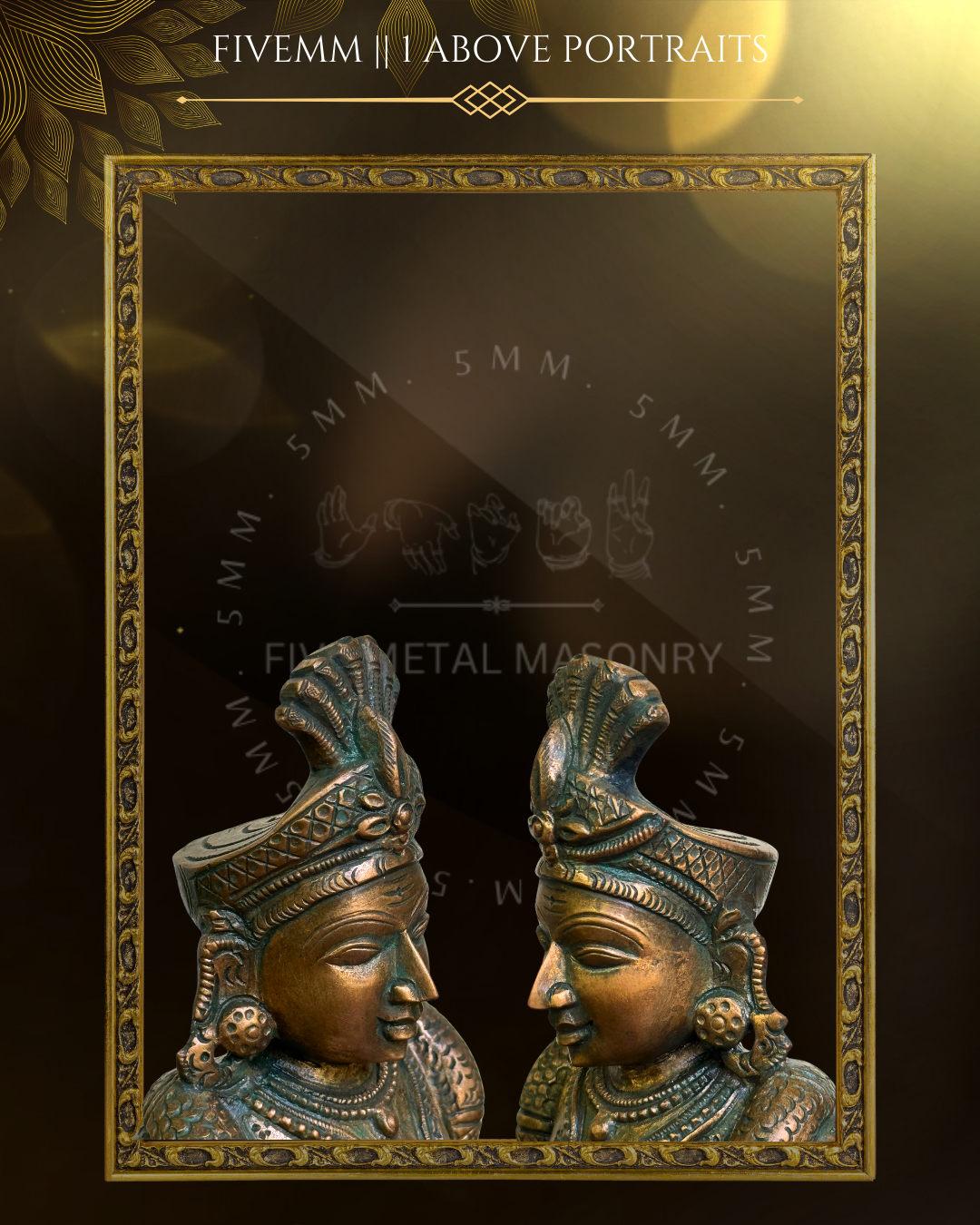 Raja Alangara Murugan Panchaloha Bronze Icon - 12"