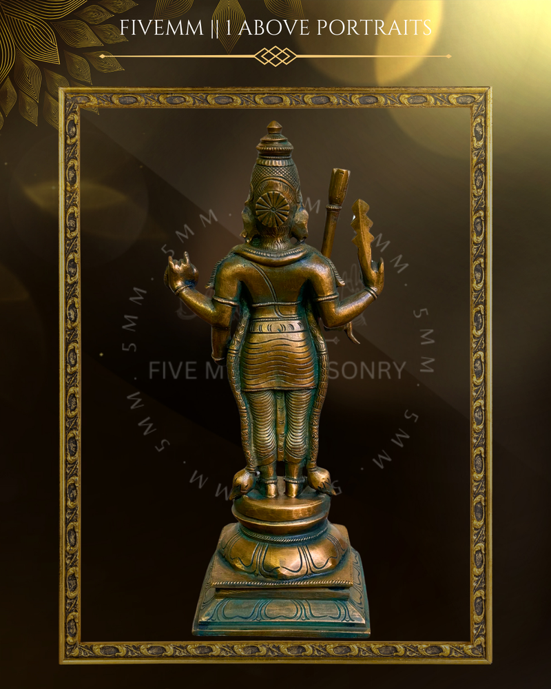 Thiruchendur Murugan Panchaloha Bronze Icon - 12"