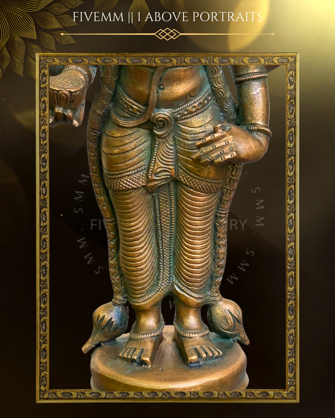 Thiruchendur Murugan Panchaloha Bronze Icon - 12"