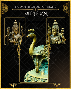 Murugan Panchaloha Bronze Icon - 4"