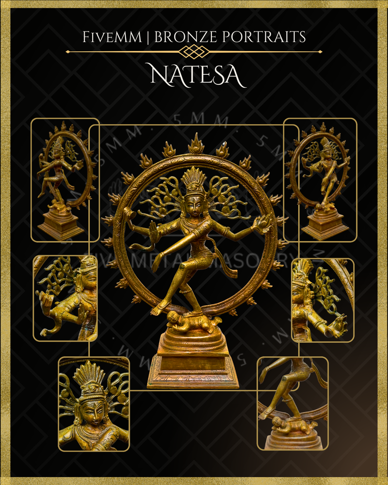 Nataraja Panchaloha Bronze Icon - 12"