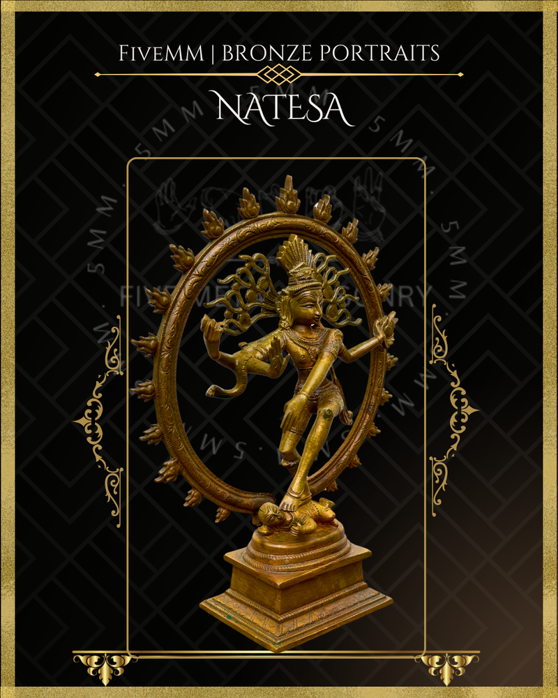 Nataraja Panchaloha Bronze Icon - 12"