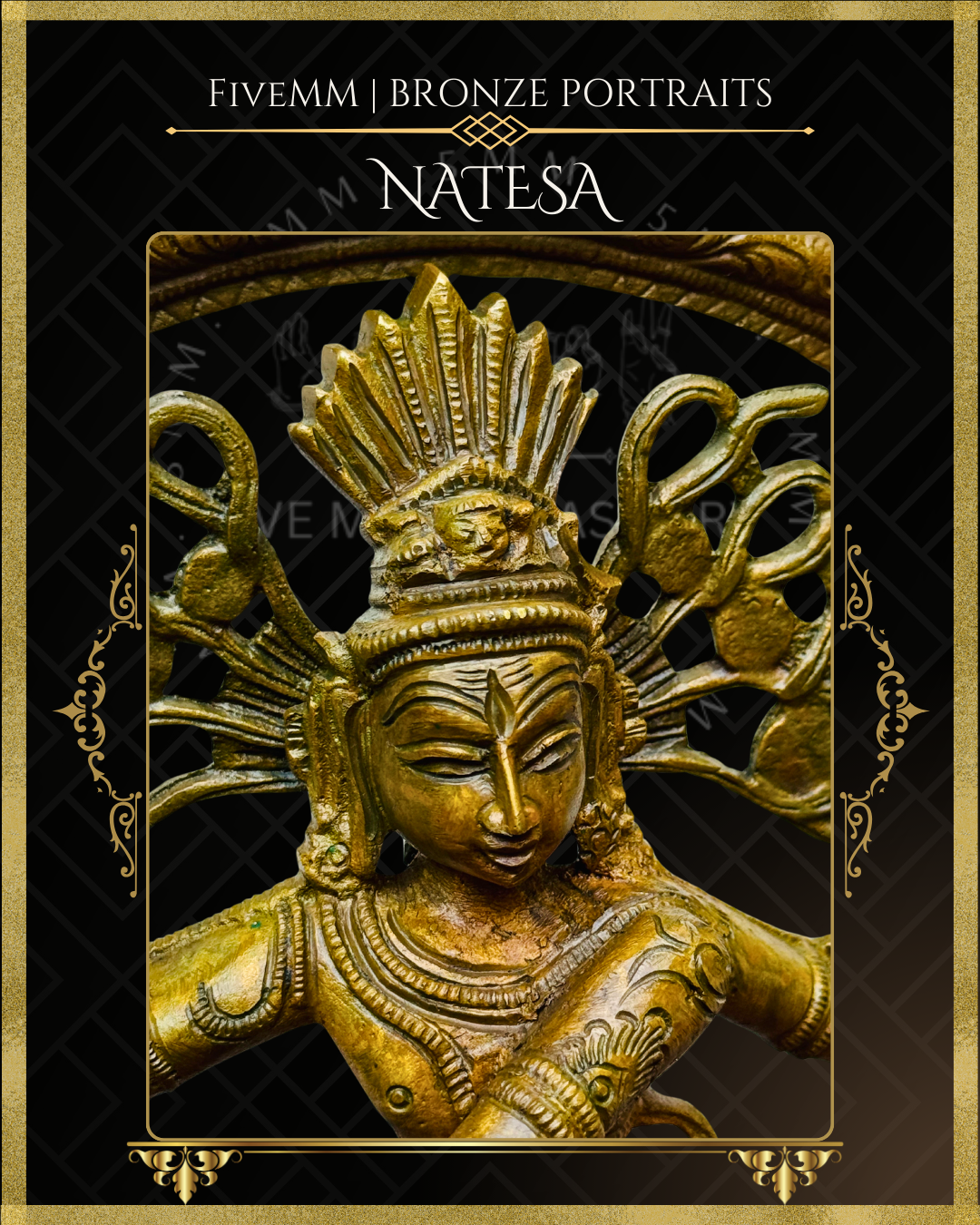 Nataraja Panchaloha Bronze Icon - 12"