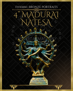 Madurai Nataraja Panchaloha Bronze Icon - 4"