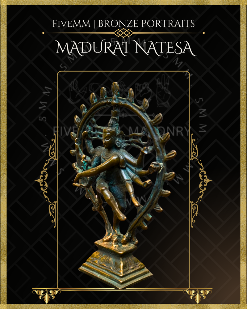 Madurai Nataraja Panchaloha Bronze Icon - 4"