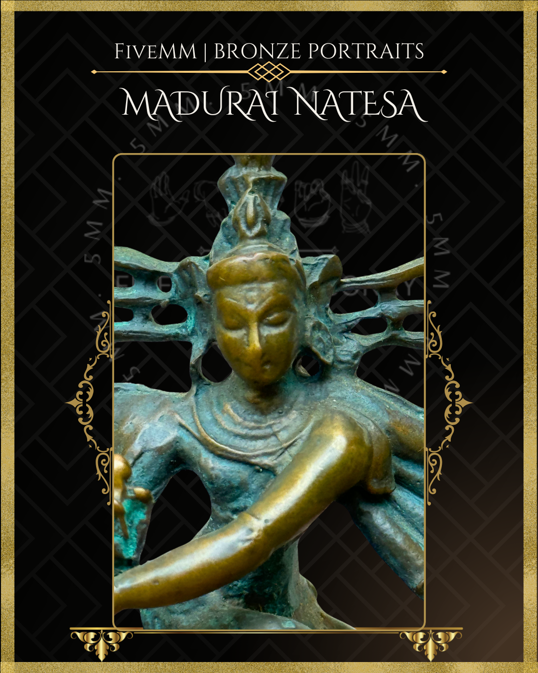 Madurai Nataraja Panchaloha Bronze Icon - 4"