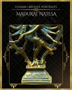 Madurai Nataraja Panchaloha Bronze Icon - 4"