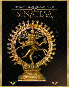 Nataraja Panchaloha Bronze Icon - 6"