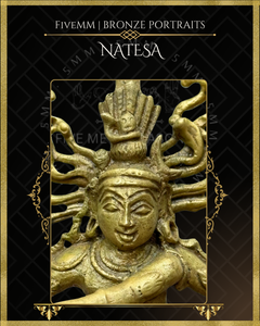 Nataraja Panchaloha Bronze Icon - 6"