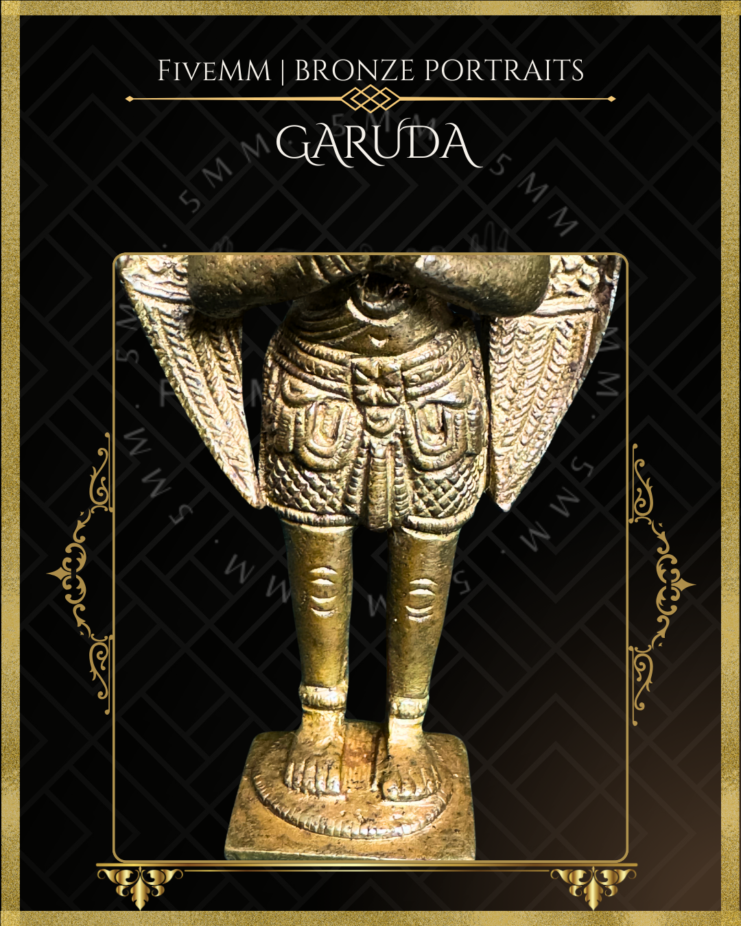Garuda Panchaloha Bronze Icon - 4"