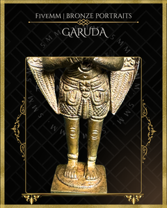 Garuda Panchaloha Bronze Icon - 4"