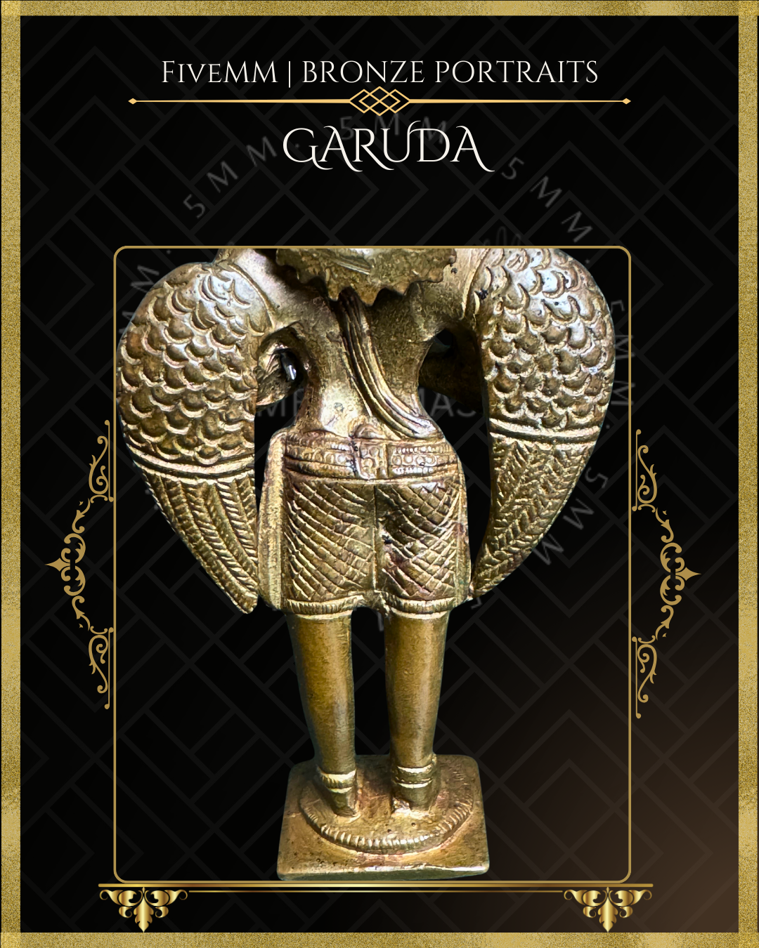 Garuda Panchaloha Bronze Icon - 4"