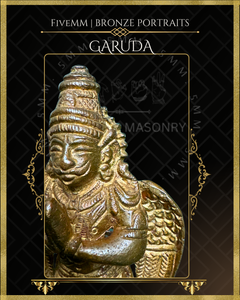Garuda Panchaloha Bronze Icon - 4"