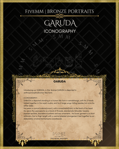 Garuda Panchaloha Bronze Icon - 5.5"