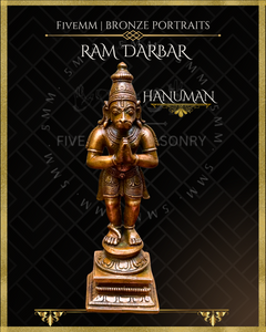 Ram Darbar Panchaloha Bronze Icon Set - 6"