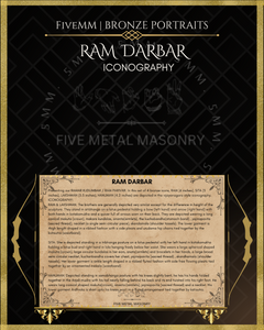 Ram Darbar Panchaloha Bronze Icon Set - 6"