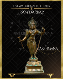 Ram Darbar Panchaloha Bronze Icon Set - 10"