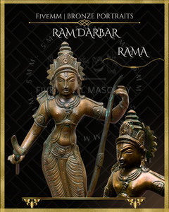 Ram Darbar Panchaloha Bronze Icon Set - 10"