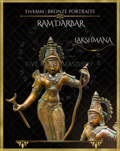 Ram Darbar Panchaloha Bronze Icon Set - 10"