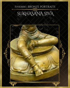 Sukhasana Shiva Panchaloha Bronze Icon - 4"