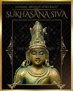 Sukhasana Shiva Panchaloha Bronze Icon - 6"
