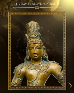 Tripurantaka Shiva Panchaloha Bronze Icon - 14"