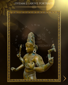 Tripurantaka Shiva Panchaloha Bronze Icon - 14"