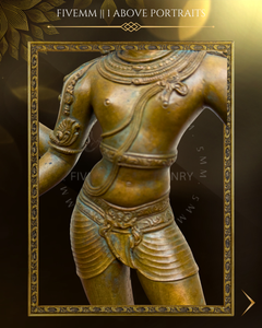 Tripurantaka Shiva Panchaloha Bronze Icon - 14"