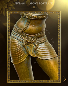 Tripurantaka Shiva Panchaloha Bronze Icon - 14"