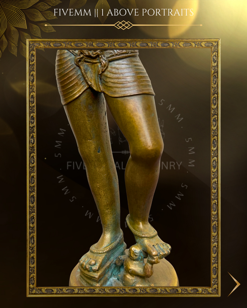 Tripurantaka Shiva Panchaloha Bronze Icon - 14"