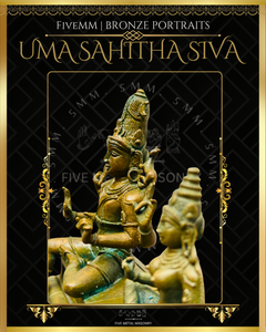 Uma Sahitha Shiva Panchaloha Bronze Icon - 6"