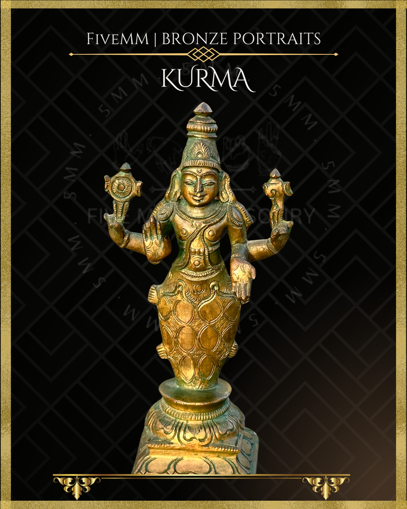 Dasavatharam Panchaloha Bronze Icon Set - 6" (10 icons)